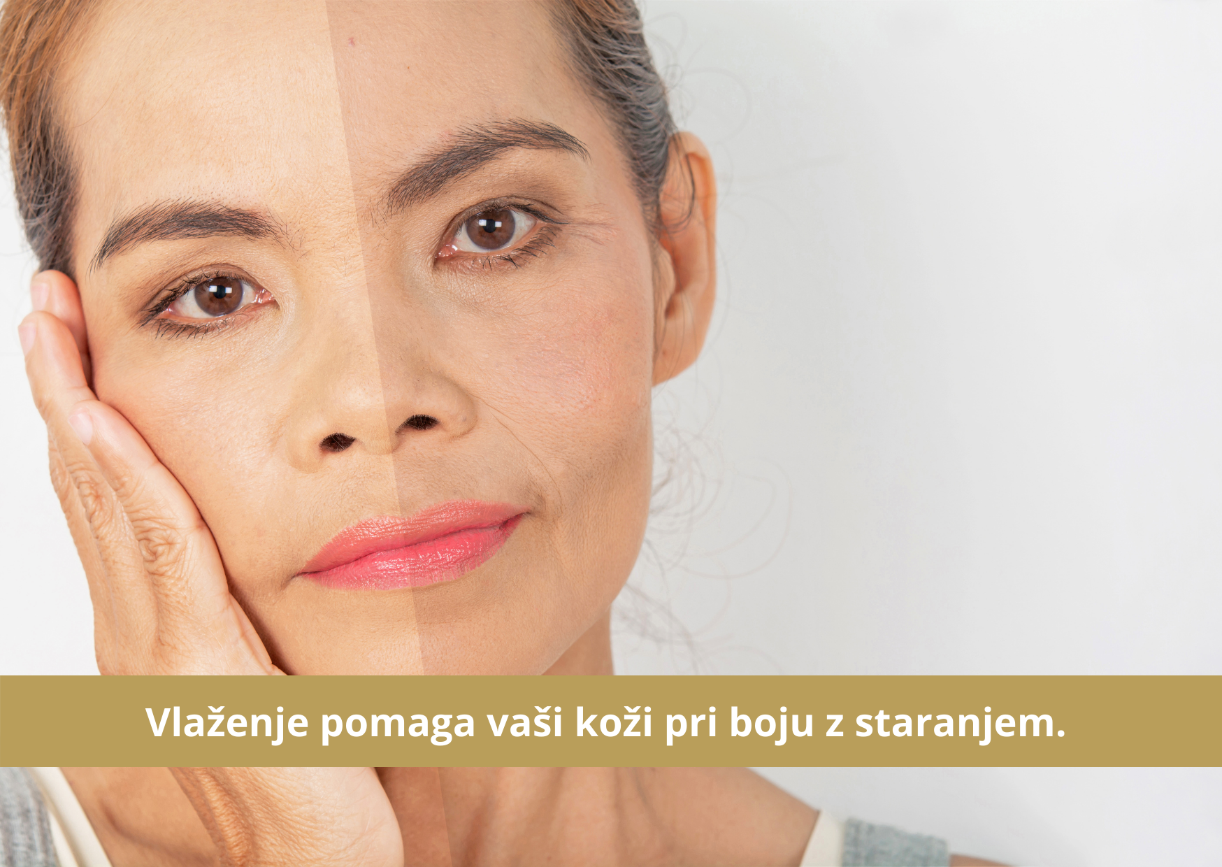 Vlaženje pomaga vaši koži pri boju z staranjem. 